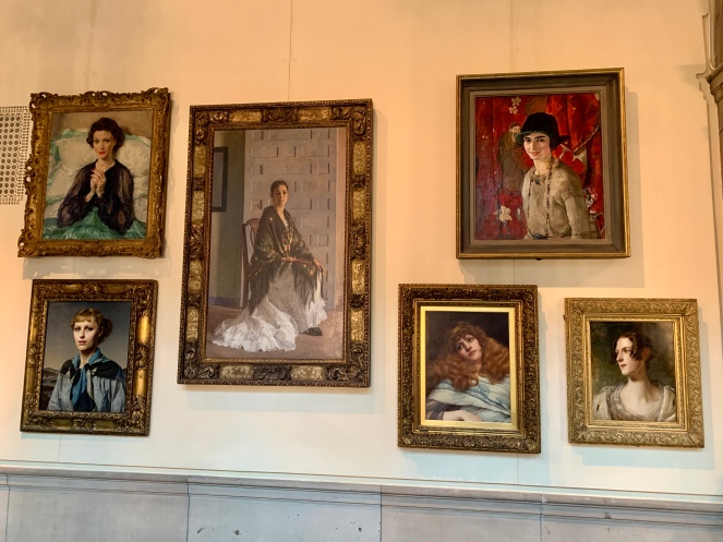 Portraits of women at Kelvingrove